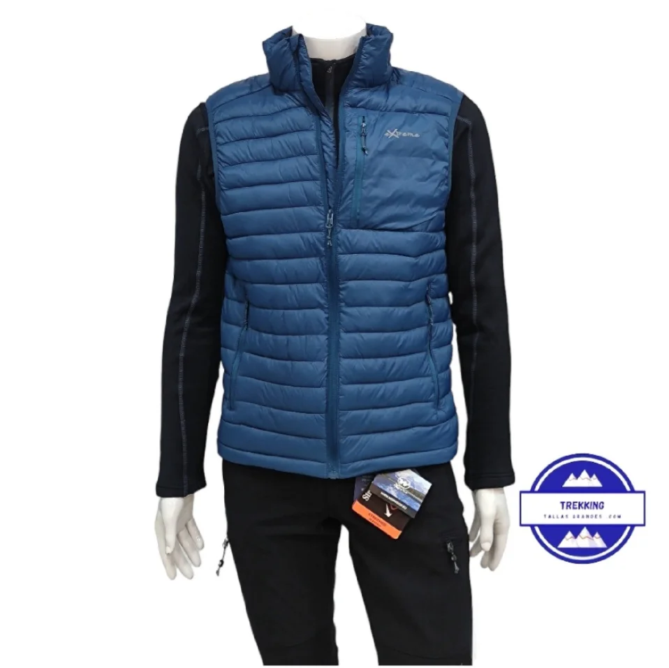 Chaleco acolchado eXtreme hombre tallas grandes S-3XL azul - Imagen 3