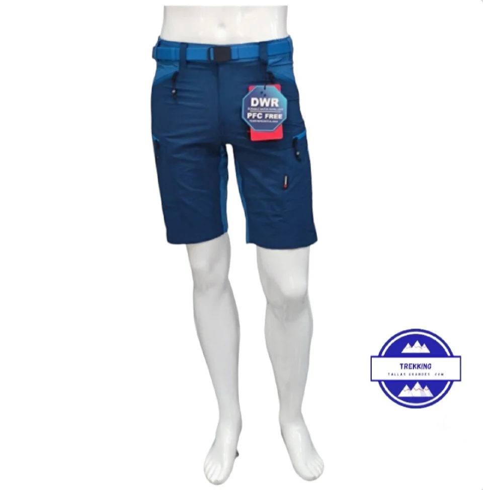 Bermuda montaña elástica extreme azul hombre - Imagen 6