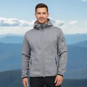 Sudadera Joluvi hombre tallas grandes M-3XL gris claro